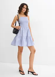 Robe longue 100% coton à bretelles, bonprix