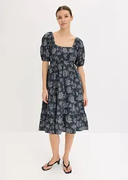 Robe midi à manches bouffantes, bonprix