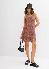 Robe courte en mesh, bonprix