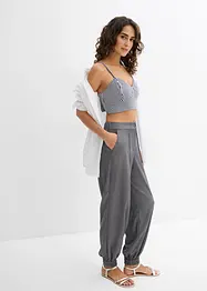 Lot de 2 crop tops 100% coton, bonprix