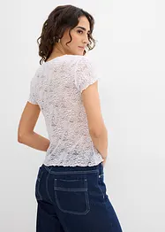T-shirt en dentelle, bonprix