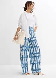 Pantalon en jersey imprimé, bonprix