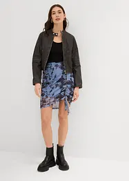 Mini-jupe en mesh, bonprix