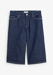 Bermuda en jean taille mi-haute, peu extensible, bonprix