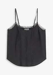 Top avec broderies anglaises, bonprix