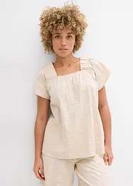Tunique-blouse en seersucker coton, bonprix