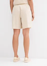 Short taille élastiquée en seersucker coton, bonprix