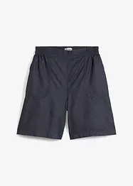 Short à taille élastiquée, avec du lin rafraîchissant, bonprix