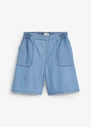 Short à taille élastiquée, avec du lin rafraîchissant, bonprix