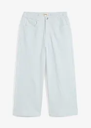 Pantalon en twill à taille élastiquée, bonprix