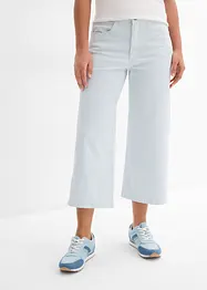 Pantalon en twill à taille élastiquée, bonprix
