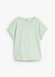 T-shirt plus long derrière en jersey coton épais, bonprix