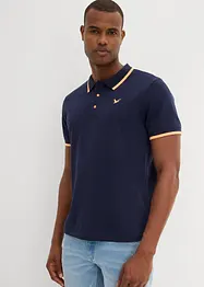 Lot de 2 polos en maille piquée, 100% coton, bonprix