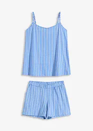 Pyjashort avec haut à fines bretelles, bonprix