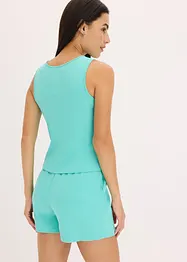 Pyjashort en coton côtelé, bonprix