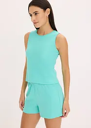 Pyjashort en coton côtelé, bonprix