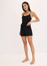 Pyjashort avec dos en dentelle, bonprix