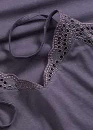 Nuisette à fines bretelles et dentelle délicate, bonprix