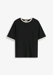 T-shirt à liserés en dentelle, bonprix
