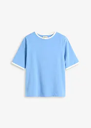T-shirt à liserés en dentelle, bonprix