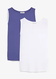 Lot de 2 tops en viscose douce, bonprix
