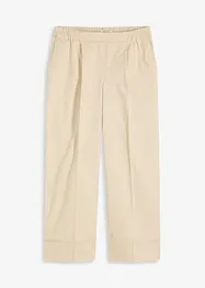 Pantalon à pinces en coton extensible, bonprix