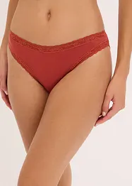 Lot de 5 slips à dentelle, bonprix