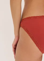 Lot de 5 slips à dentelle, bonprix