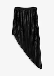 Jupe plissée en satin brillant, bonprix