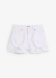 Short taille haute en twill, bonprix