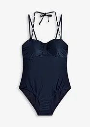 Maillot 1 pièce à armatures en matière brillante, bonprix