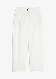 Pantalon à pinces en twill de coton, bonprix