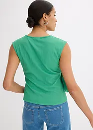 Haut esprit cache-cœur en jersey crêpe, bonprix