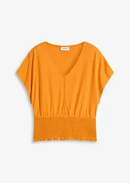 T-shirt à base smockée, bonprix