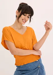 T-shirt à base smockée, bonprix