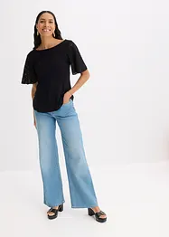 T-shirt à manches en dentelle, bonprix