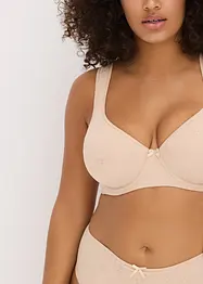 Soutien-gorge à coques et bonnets brodés, bonprix