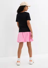 T-shirt col tunisien, 100% coton, bonprix