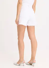Short avec franges de chaînes à strass, bonprix