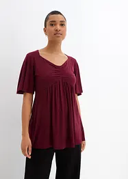 T-shirt manches courtes, coupe trapèze, bonprix