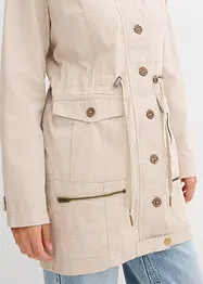Parka en coton style utilitaire, mi-longue, bonprix