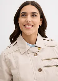 Parka en coton style utilitaire, mi-longue, bonprix