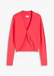 Gilet court en maille avec viscose, bonprix
