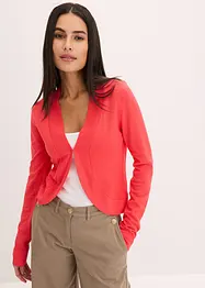 Gilet court en maille avec viscose, bonprix
