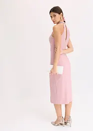 Robe midi en crêpe texturé, bonprix