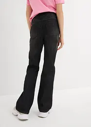 Jegging taille mi-haute, flared, bonprix