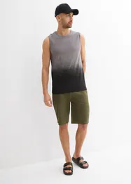 Débardeur avec dégradé de couleur en coton, Slim Fit, bonprix
