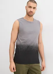 Débardeur avec dégradé de couleur en coton, Slim Fit, bonprix