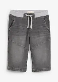 Bermuda garçon en jean extensible, Regular, bonprix