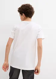 Lot de 2 t-shirts 100% coton, bonprix